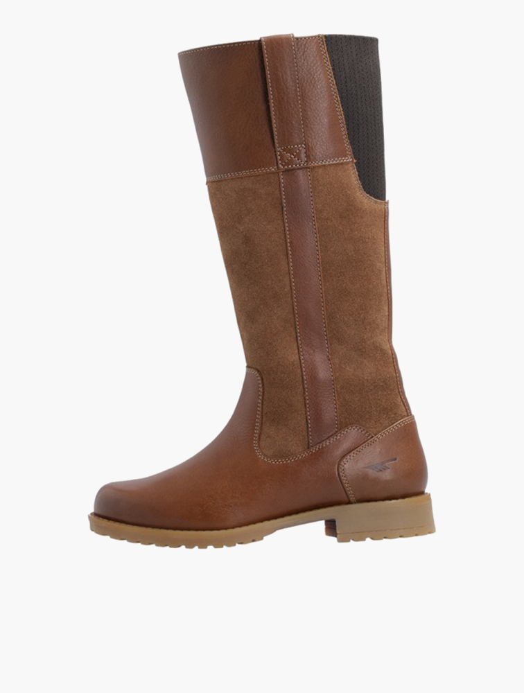 MyRunway | Shop Hi-Tec Tan Namib Rider Zip Long Boots for Women